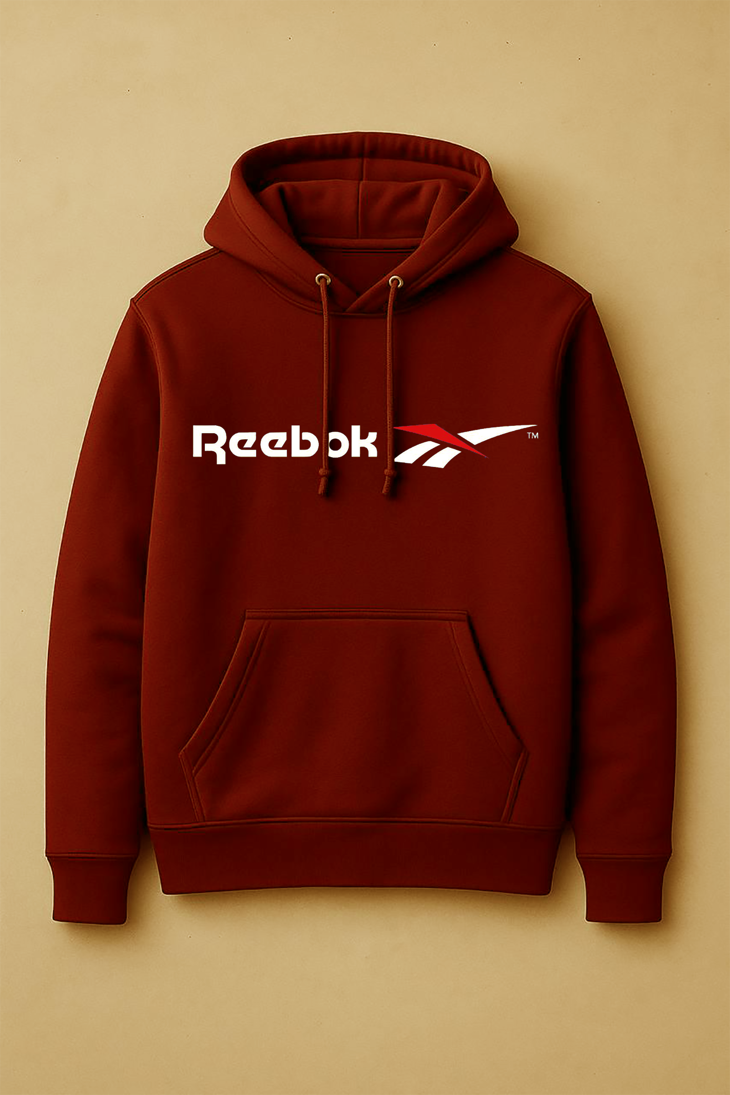 Luxury Rebokk Regular Printed Hoodie