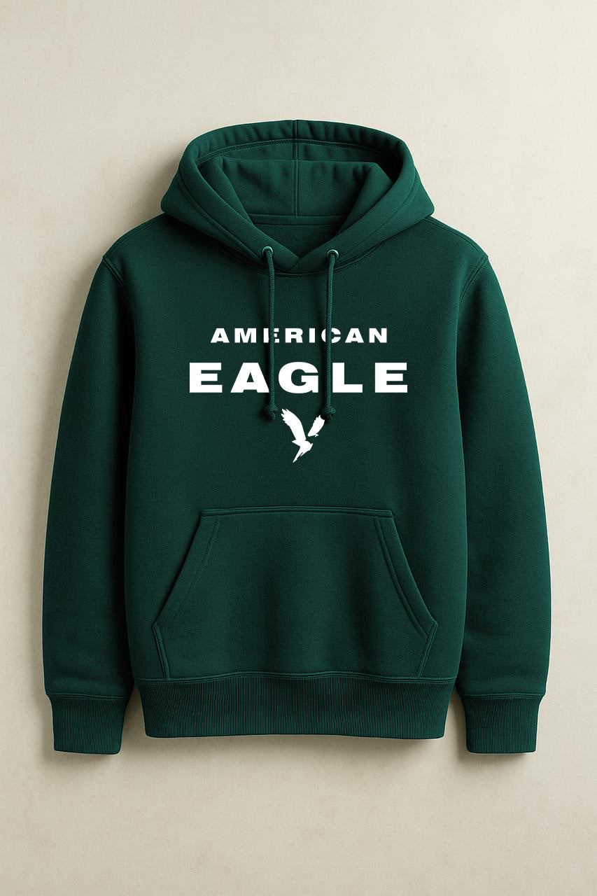 Luxury American eagle Regular Printed Hoodie