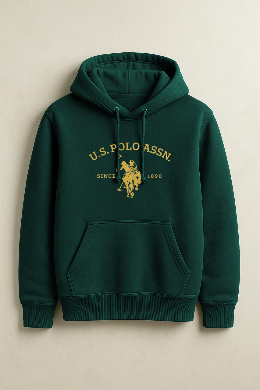 Luxury polo Regular Printed Hoodie US